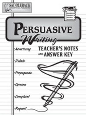 cover image of Persuasive Teacher Notes